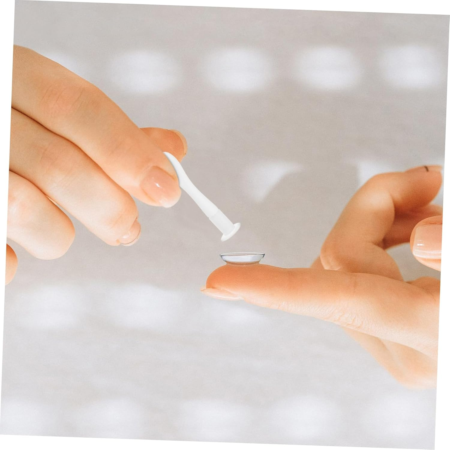 NULYLU Travel Holder Small Case for Lens Makeup Holder Practical Contact Organizer Packing Box image number 5