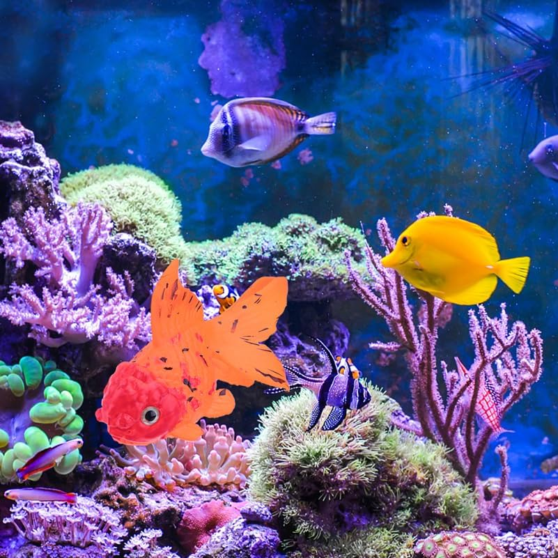 POPETPOP 2 Pieces Artificial Aquarium Floating Fish Decorations for Aquariums Aquarium Decoration Artificial Fish Craft Set Floating Fish Decoration for Aquariums Fish Figure