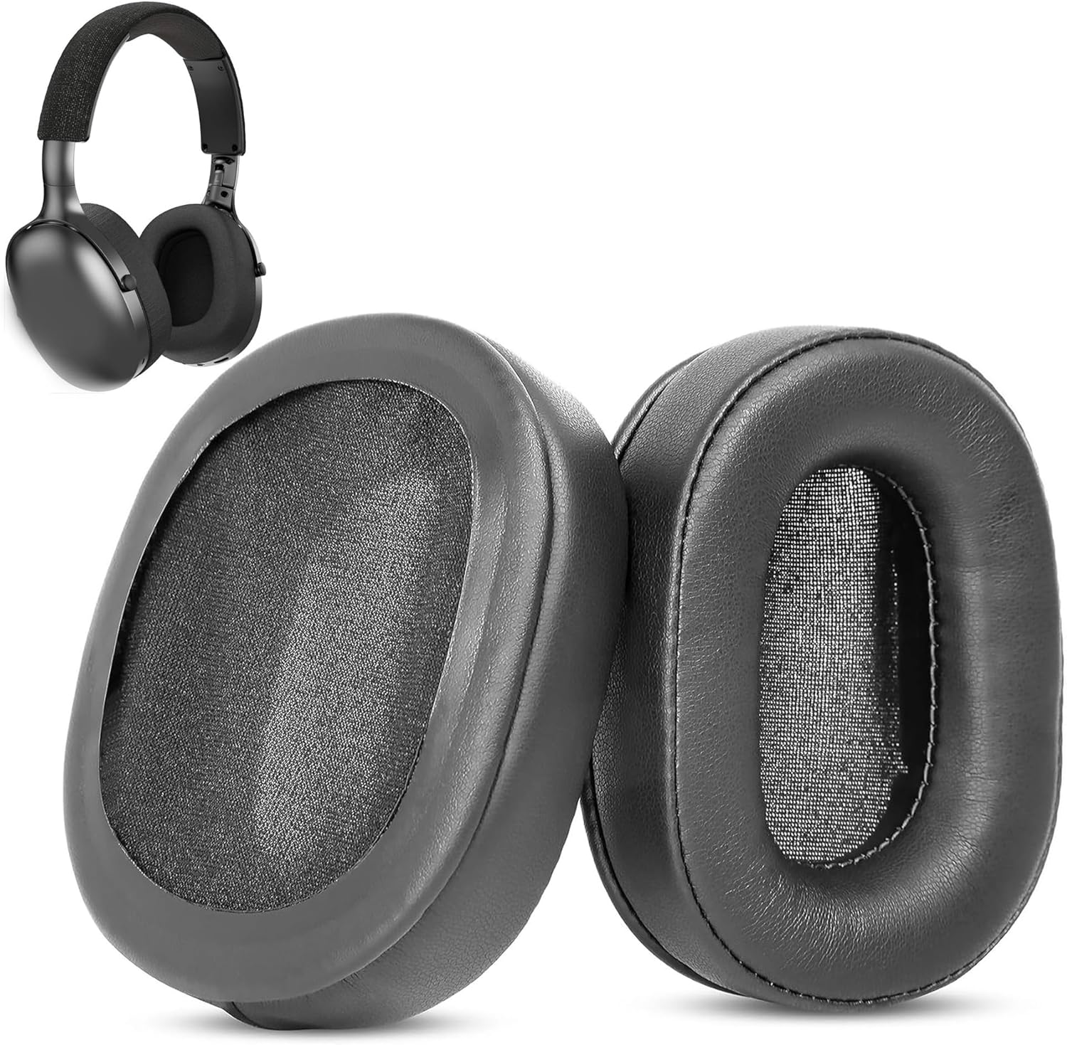 Dowitech Breathable & Durable Replacement Ear Pads Compatible with House of Marley Positive Vibration XL ANC Wireless Headphones Ear Pads with Mesh Fabric and Memory Foam image number 4