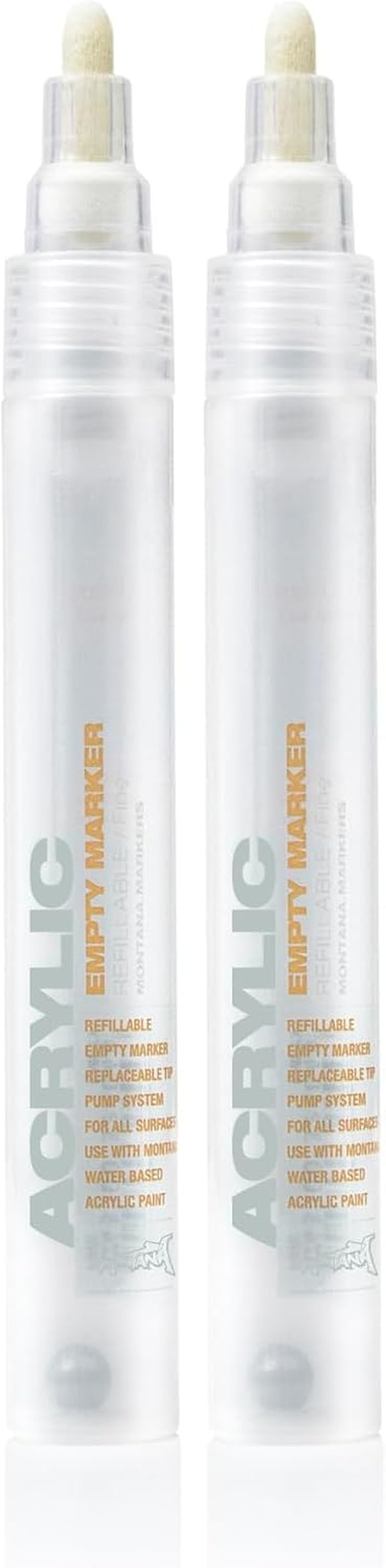 Montana MXA324048 Acrylic Marker 2Mm Fine, Empty Marker image number 3