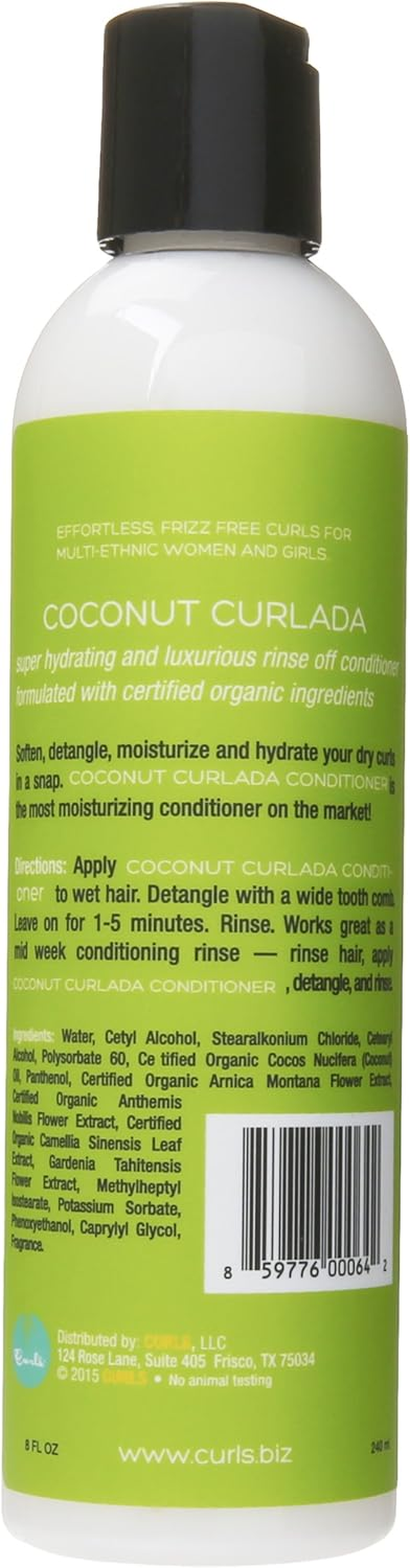 Curls Coconut Curlada Conditioner, 8 Ounce