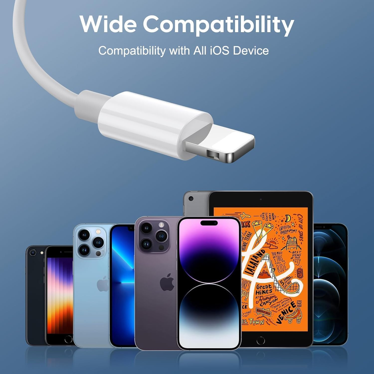 In-Ear Headphones for Iphone 【Apple Mfi Certified】 Noise Cancelling Headphones with Microphone + Volume Control, Compatible with Iphone 14/13/12/11/SE/XS/XR/8/7 image number 4