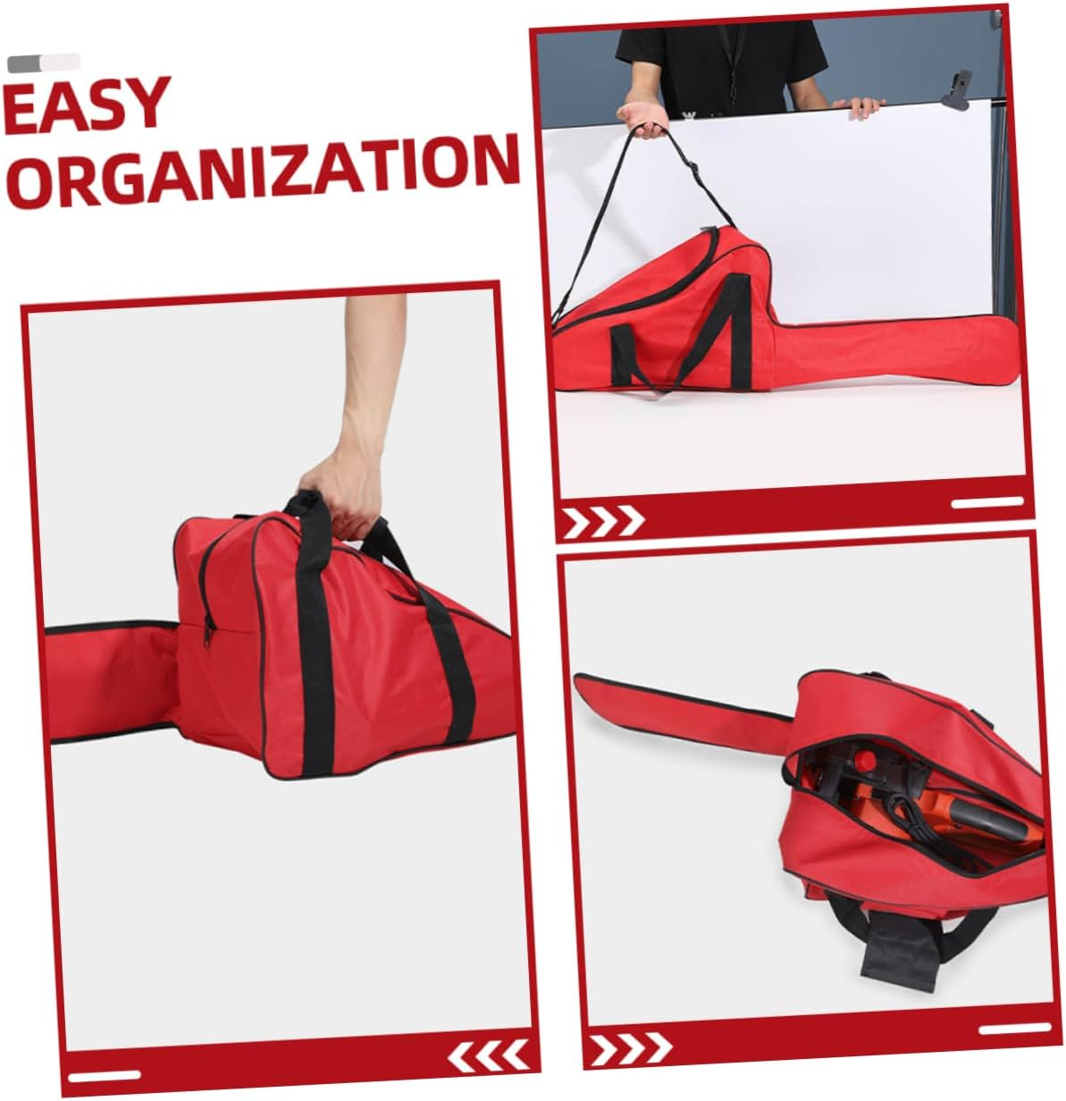 CIMAXIC Utility Tote Bag for Chainsaw Material Capacity Easy to Carry for Outdoor Activities Transport image number 2