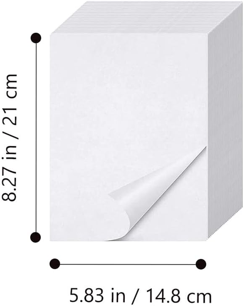 OATIPHO 50 Pieces Painting Release Paper, Non-Stick Painting Cover Replacement Paper, Double-Sided 5D Diamond Paper Sticker Diamond Art Supplies for Crafting and Sticker Collecting A5 8.27X5.83In image number 7