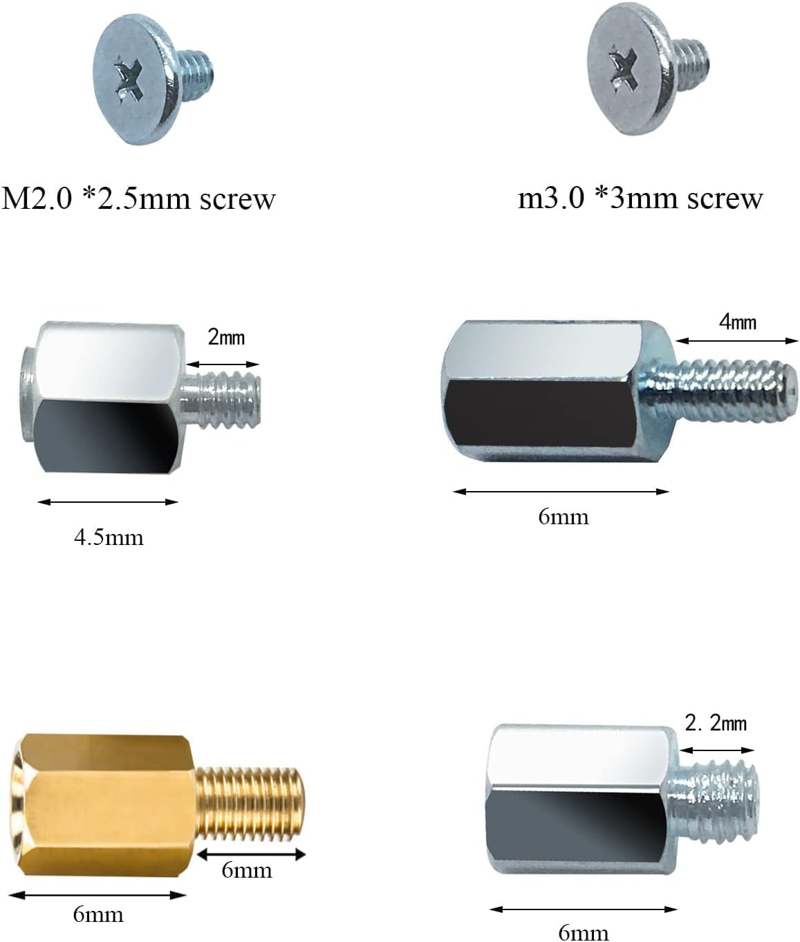 Hard Disk Laptop Repair KİT, M.2 Ssd Screws Laptop Nvme M2 Ps5 Screws Suitable for PS5 Asus & Gigabyte & MSI Motherboards