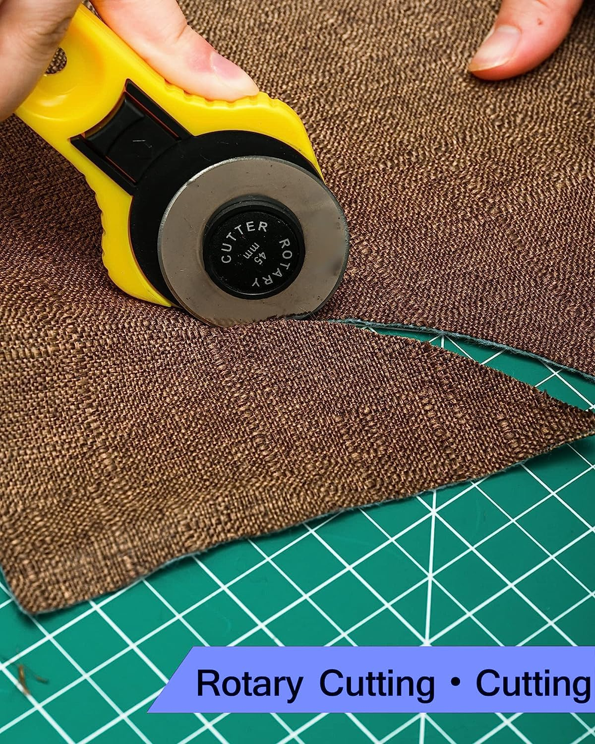 ETHEL Self Healing Cutting Mat，Self Healing Sewing Mat, 9Inch X 12Inch Rotary Cutting Mat Double Sided Craft Cutting Board for Sewing Crafts Hobby Fabric Precision Scrapbooking Project (A4) image number 1