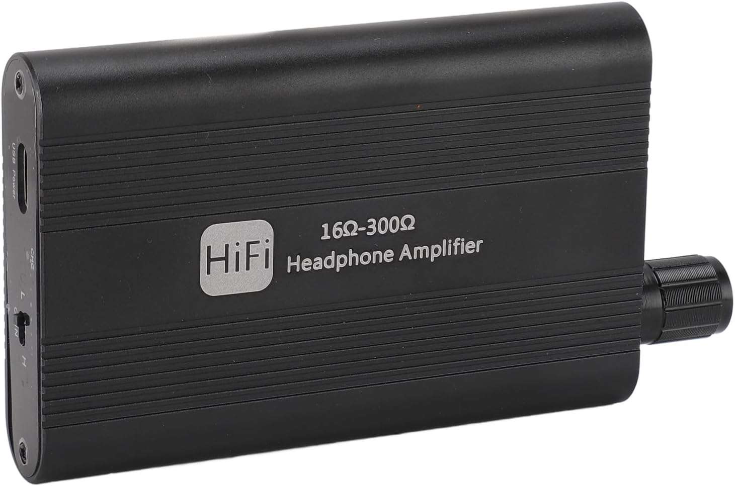 Headphone Amplifier, Rechargeable Battery 16 to 300 Ohm Compatibility 2 Stage Gain Superior Sound Quality Earphone Amp for Computer image number 4