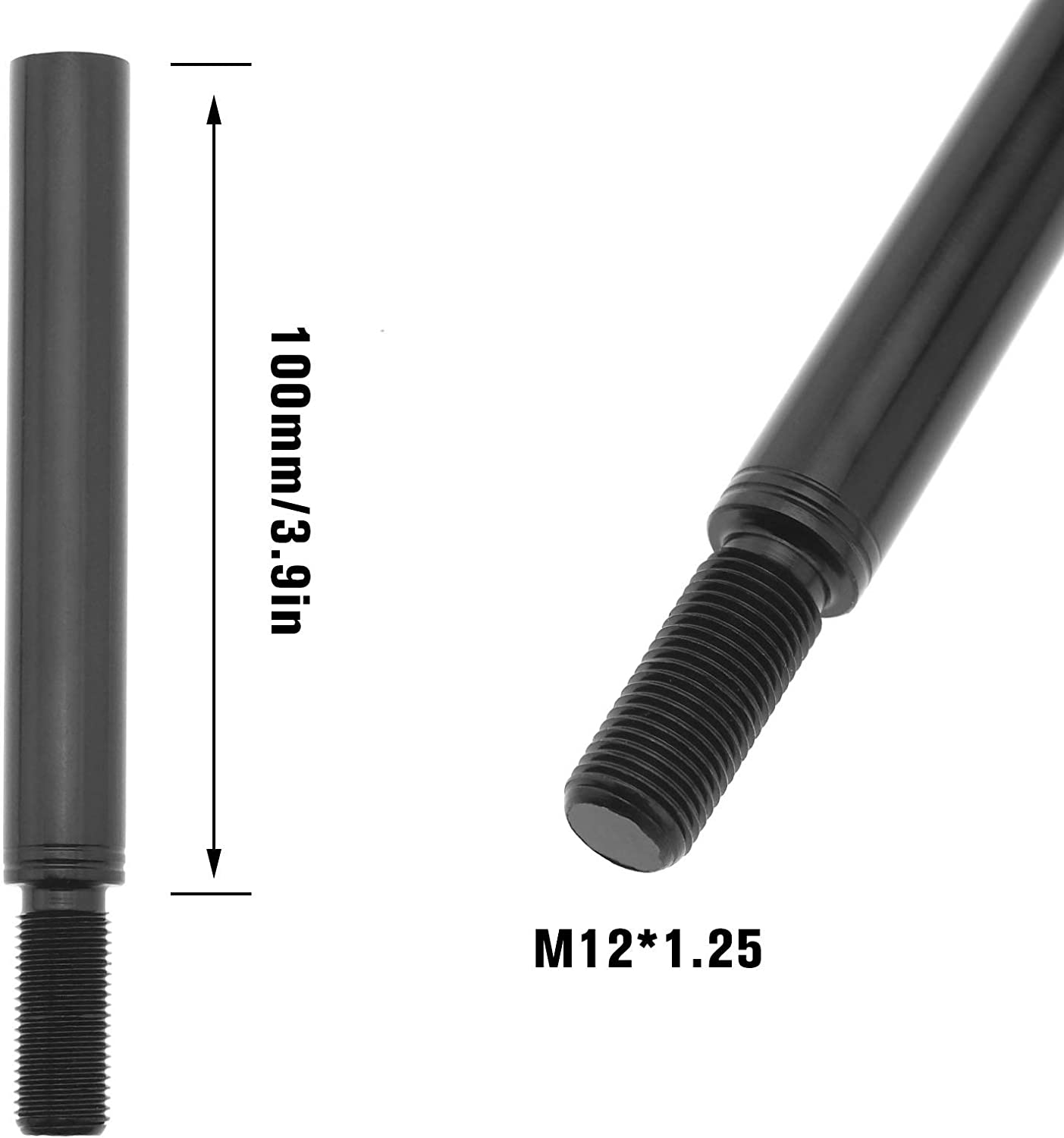 SING F LTD M12X1.25 Aluminum Shift Knob Extension Adapter Gear Shifter Lever Extender image number 1