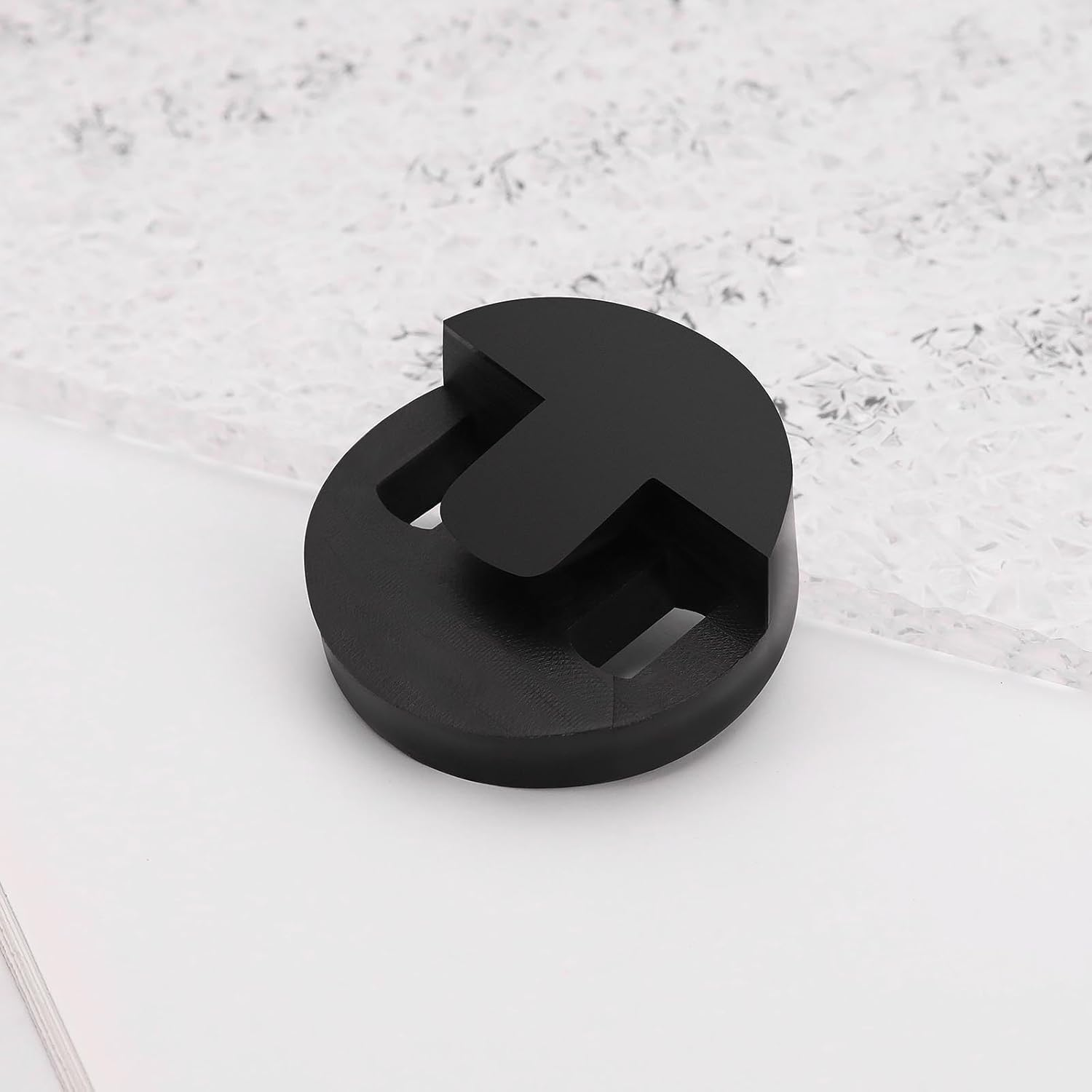 Emsea 2PCS Cello Mute round Rubber Cello Bass Mute Cello Practice Mute Musical Instruments Accessory for Homes Apartments Black