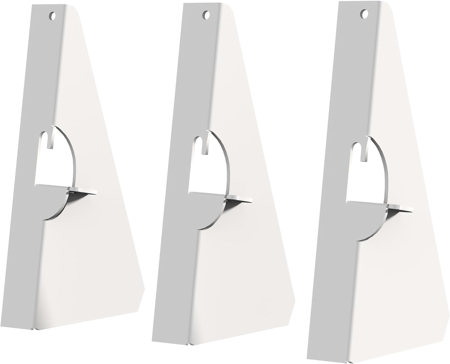 Cororio 9 Inch Self Stick Cardboard Easel Backs, Picture Frame and Art Easel Stand, Use for Photos, Signs, Crafts, (Pack of 60, White) image number 6