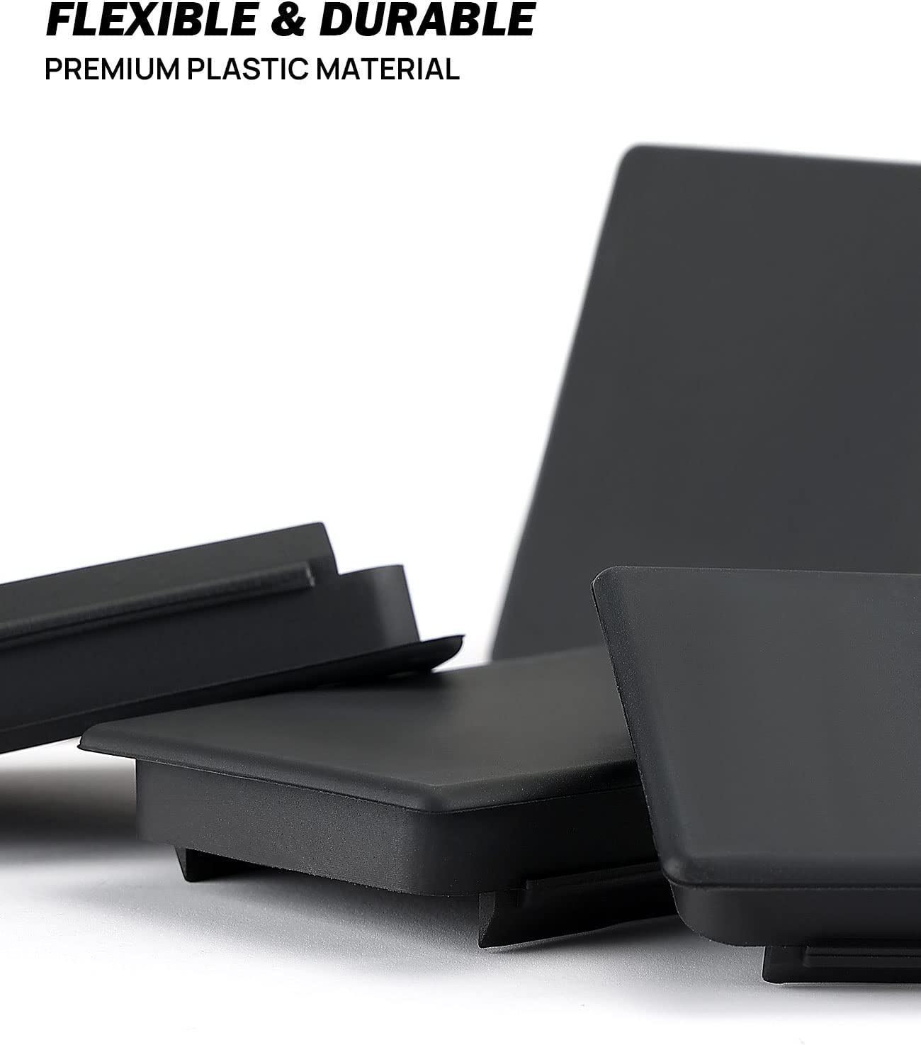 JOYTUTUS Stake Pocket Cover Trucks Bed Rail Stake Covers Compatible with 1999-2014 Chevy Silverado and 2010-2014 GMC Sierra - 4 Pack image number 2