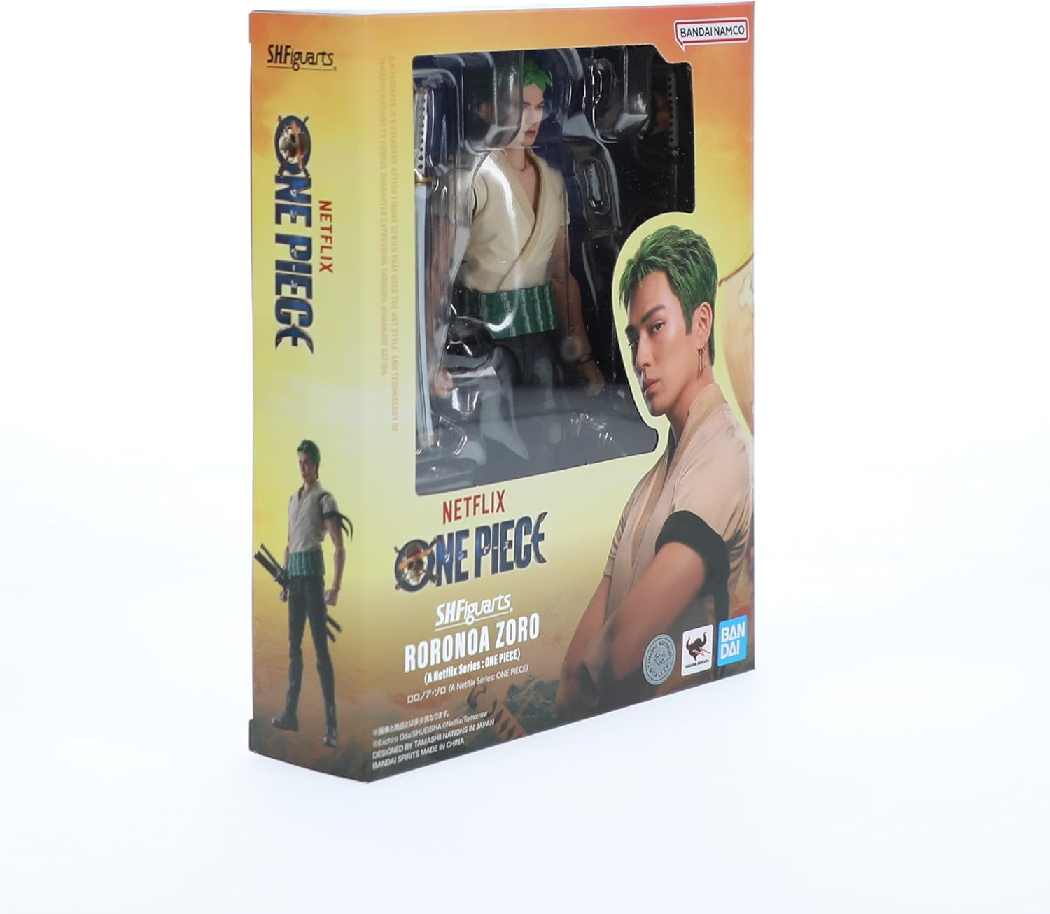 Tamashii Nations - S.H.Figuarts Roronoa Zoro (A Netflix Series: ONE Piece) Action Figure