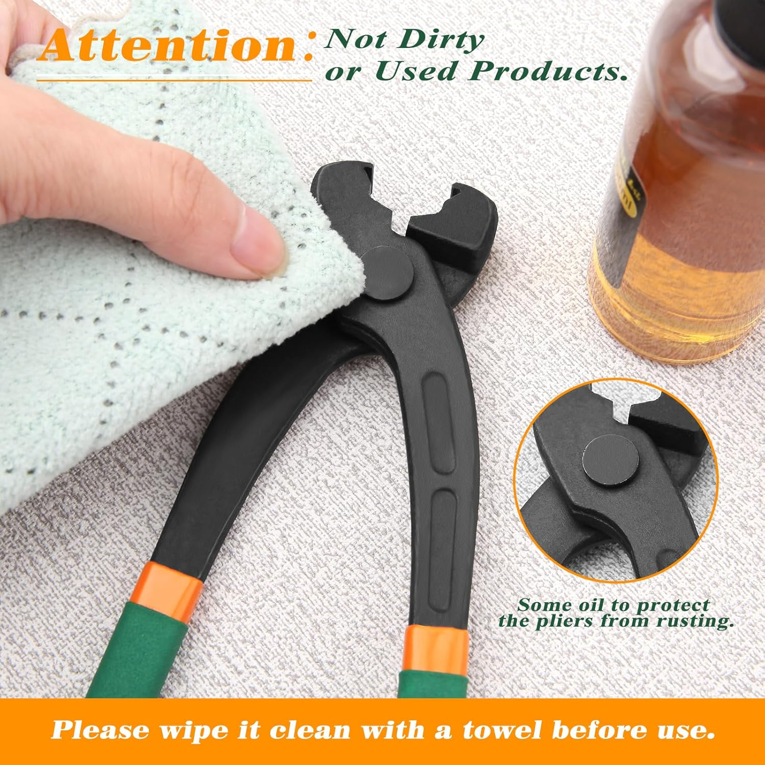 SPEEDWOX Ear Clamp Plier, No Ear Hose Clamps Pliers Hose Clamps Pincer Ear Clamp Pincer Clamp Tool for Stepless Low Profile Clamps for Securing Pipe Hoses and Automotive Use image number 3