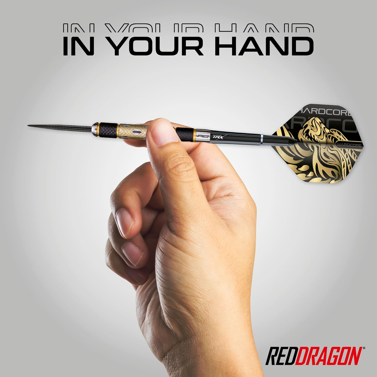 RED DRAGON Golden Eyes Tungsten Professional Darts Set with Flights and Shafts (Stems) image number 5