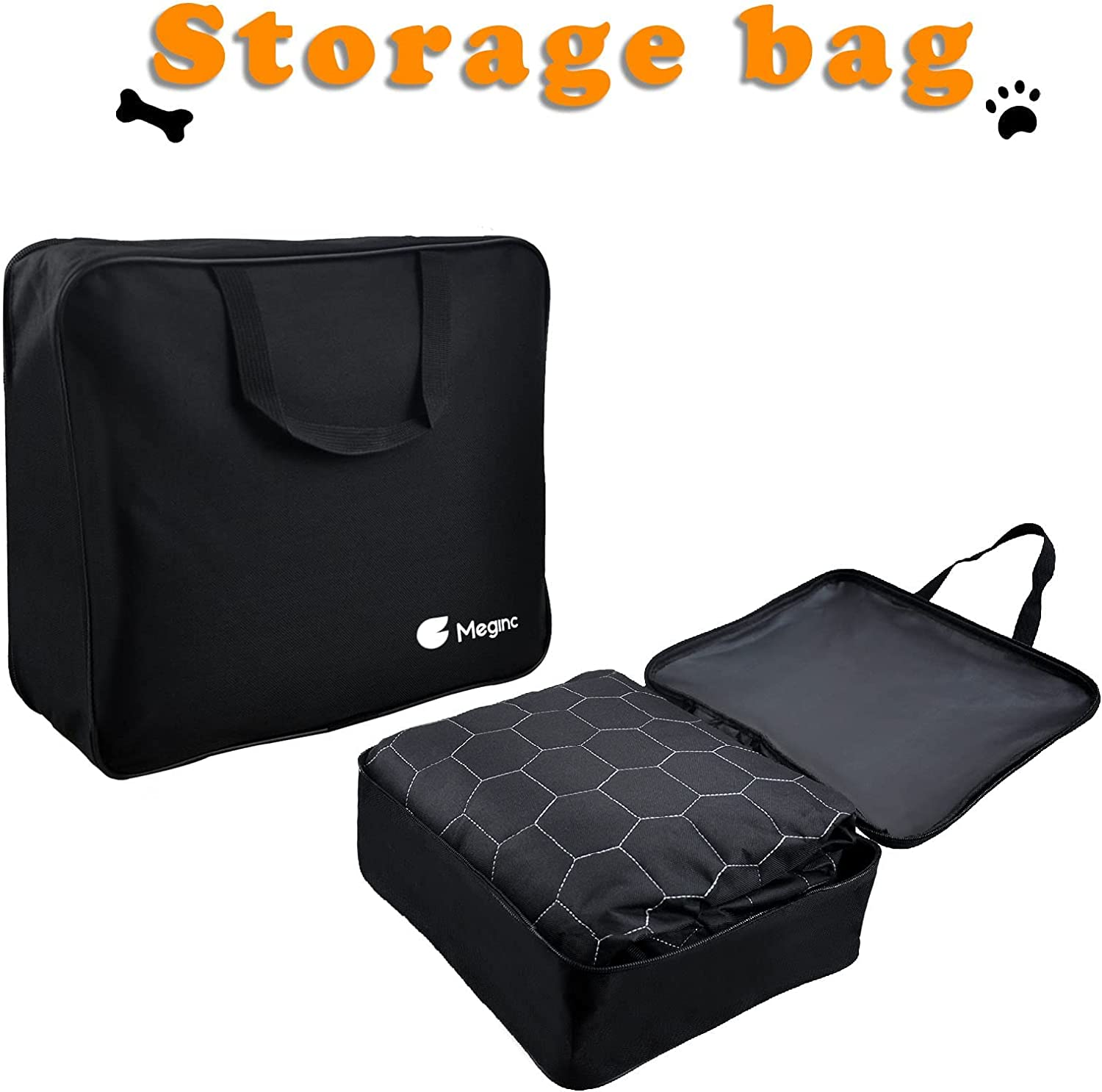 Meginc Dog Seat Covers for Back Seat, Dog Car Seat for Tesla Model 3, 100% Waterproof Pet Seat Cover Protects from Scratches, Scuffs, Dog Hammock for Tesla with Mesh Window & Headrest Protection image number 4