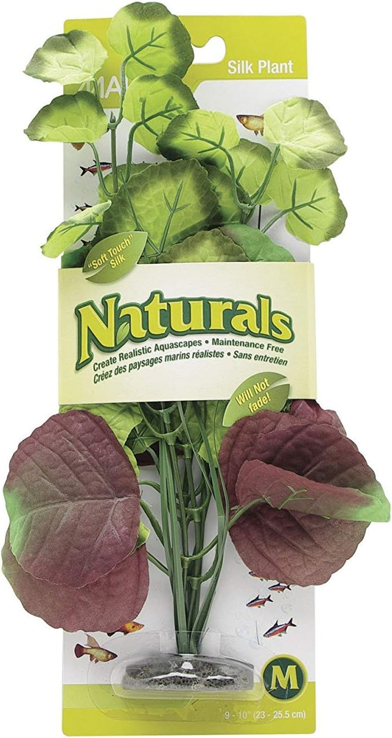 Marina Naturals, Pennywort Silk Plant, Medium Fish Tank Decoration, PP102 image number 1
