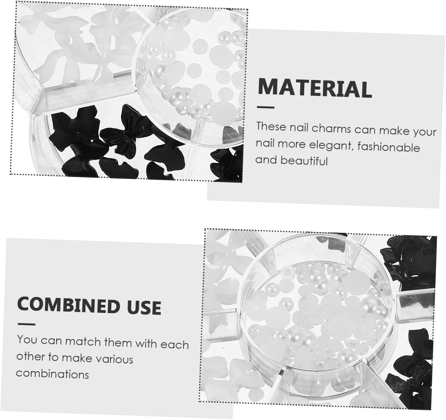 Baluue Nail Art Accessories DIY Charms Pearls for Nails Manicure Decorations Ornaments