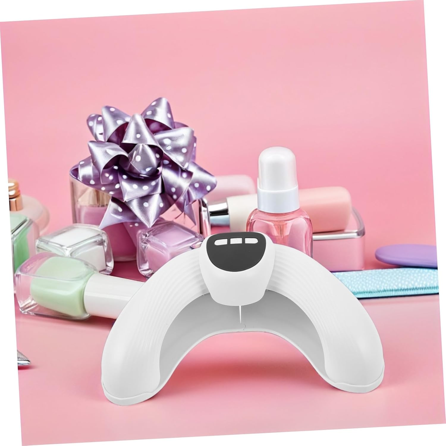 TOVINANNA UV LED Nail Lamp U Shaped Dual Light Source Gel Nail Dryer with Automatic Sensor Blackening Protection Fast Curing for Home And image number 4