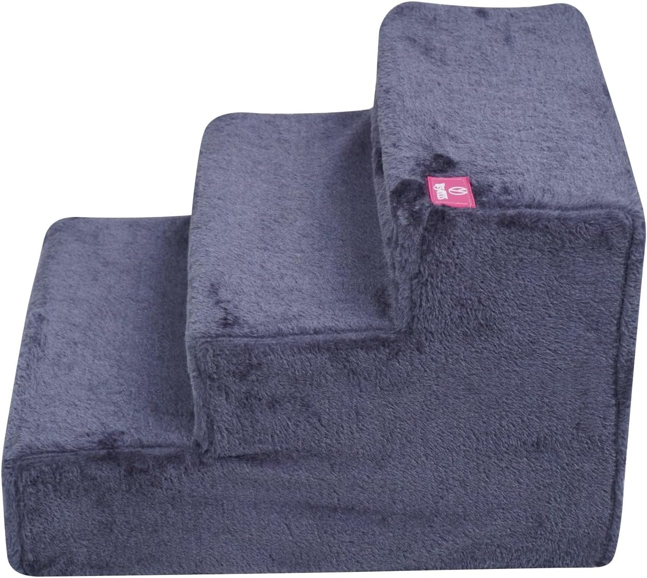 YES4PETS 3 Steps Plush Pet Dog Cat Puppy Stairs Washable Cover Ramp Ladder image number 2