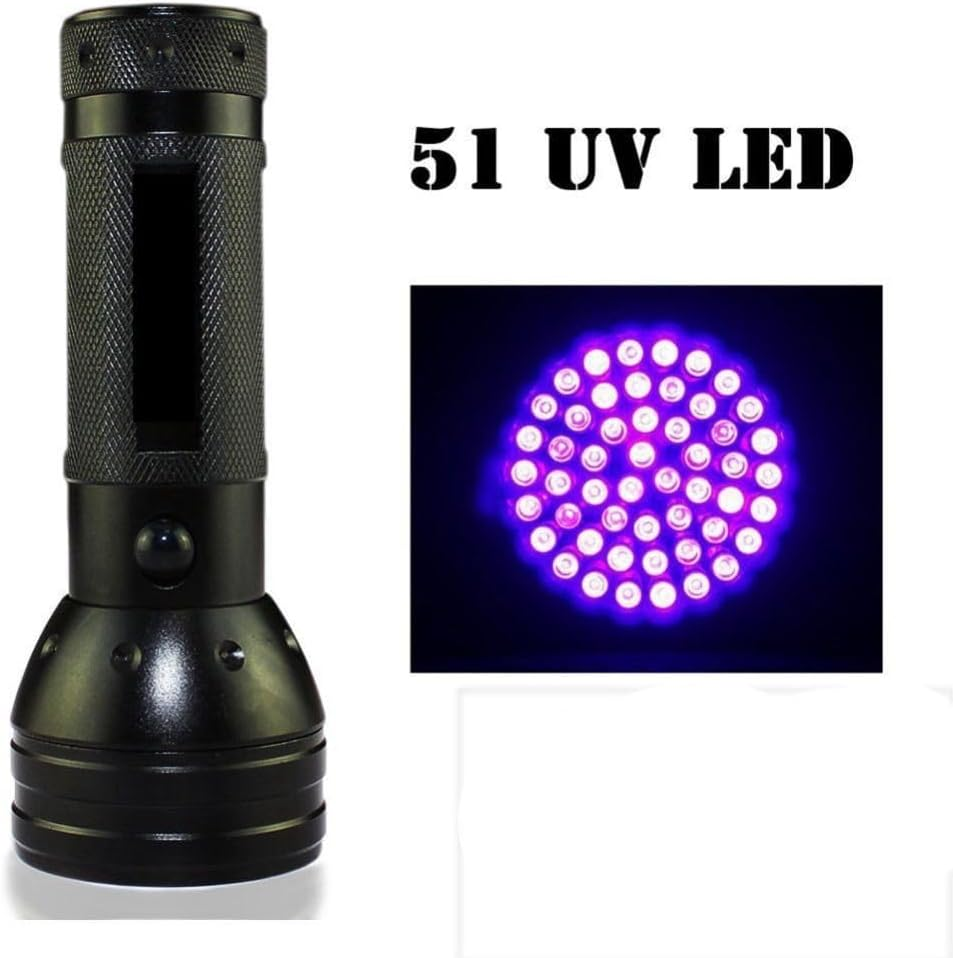 UV Lighttorch - 395Nm Powerful Black Light Flashlight | Multi-Purpose UV Light for Pet Urine Detection, Ghost Hunting & Stain Inspection image number 3