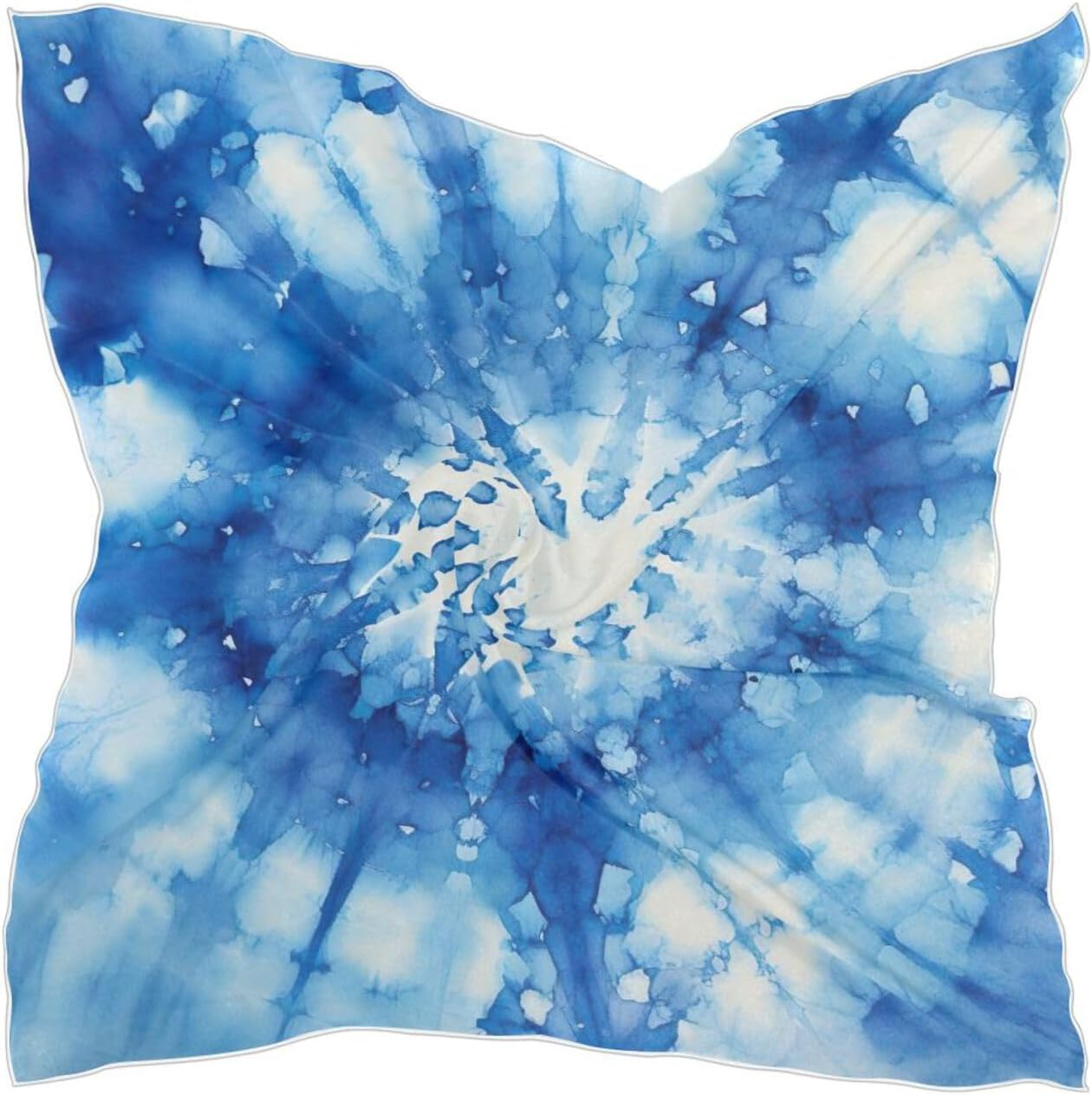 Camouflage Women'S Fashion Square Satin Headscarf Headdress Silk Scarf