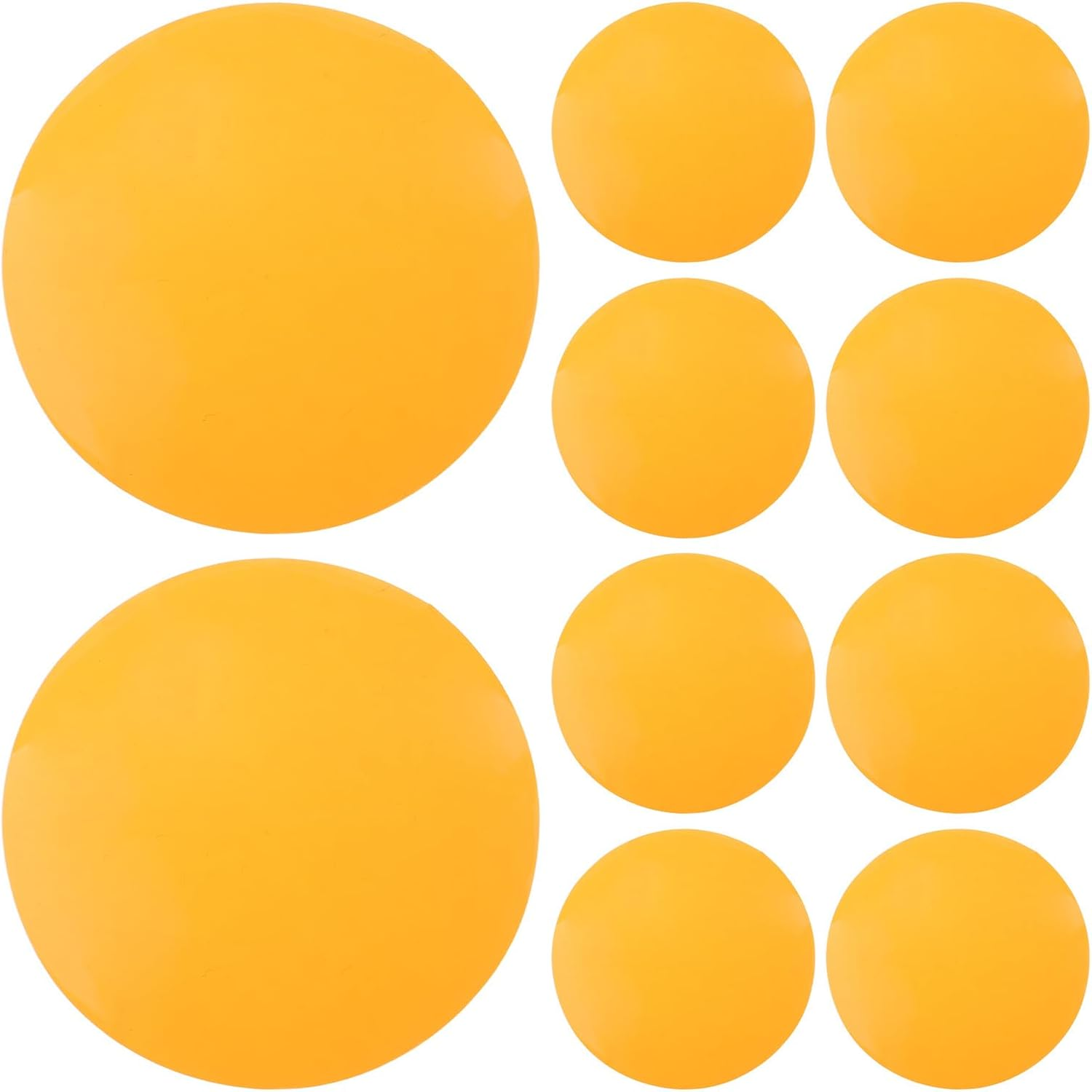 SOESFOUFU 20Pcs Orange Lighting Gel Stickers, Peel and Stick Dimming Diffuser Film, 50Mm Warm Color Filters for LED Video Light, Spotlight