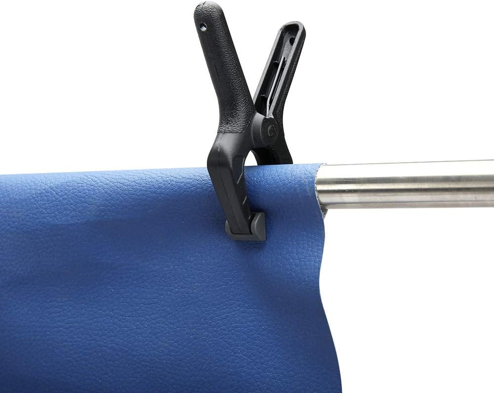 Amazon Basics 14-Piece Nylon Spring Clamp Set, 6 Pack of 12.7 to 0.63-Cm , 4 Pack of 10.6 to 1.2-Cm, 4 Pack of 15.2 to 1.2-Cm, Black/ Grey image number 5