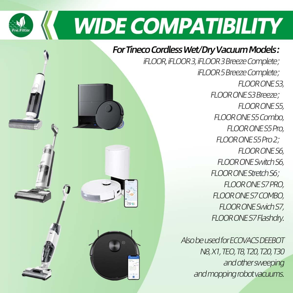 2L Hard Floor Cleaning Solution for Tineco Ifloor Series - FLOOR ONE S3 S5 S6 S7 Series (EXCEPT S5 Steam / S7 Steam) Wet Dry Vacuum - Low Suds - 1L*2PCS image number 4