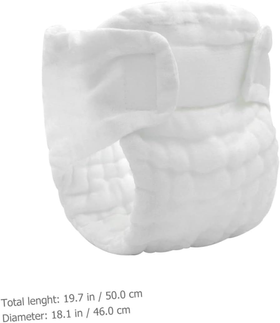 5Pcs Cloth Diapers Newborn Baby Washable Reusable Breathable Inserts Large Size Suitable for 15-25 Lbs Infant image number 6