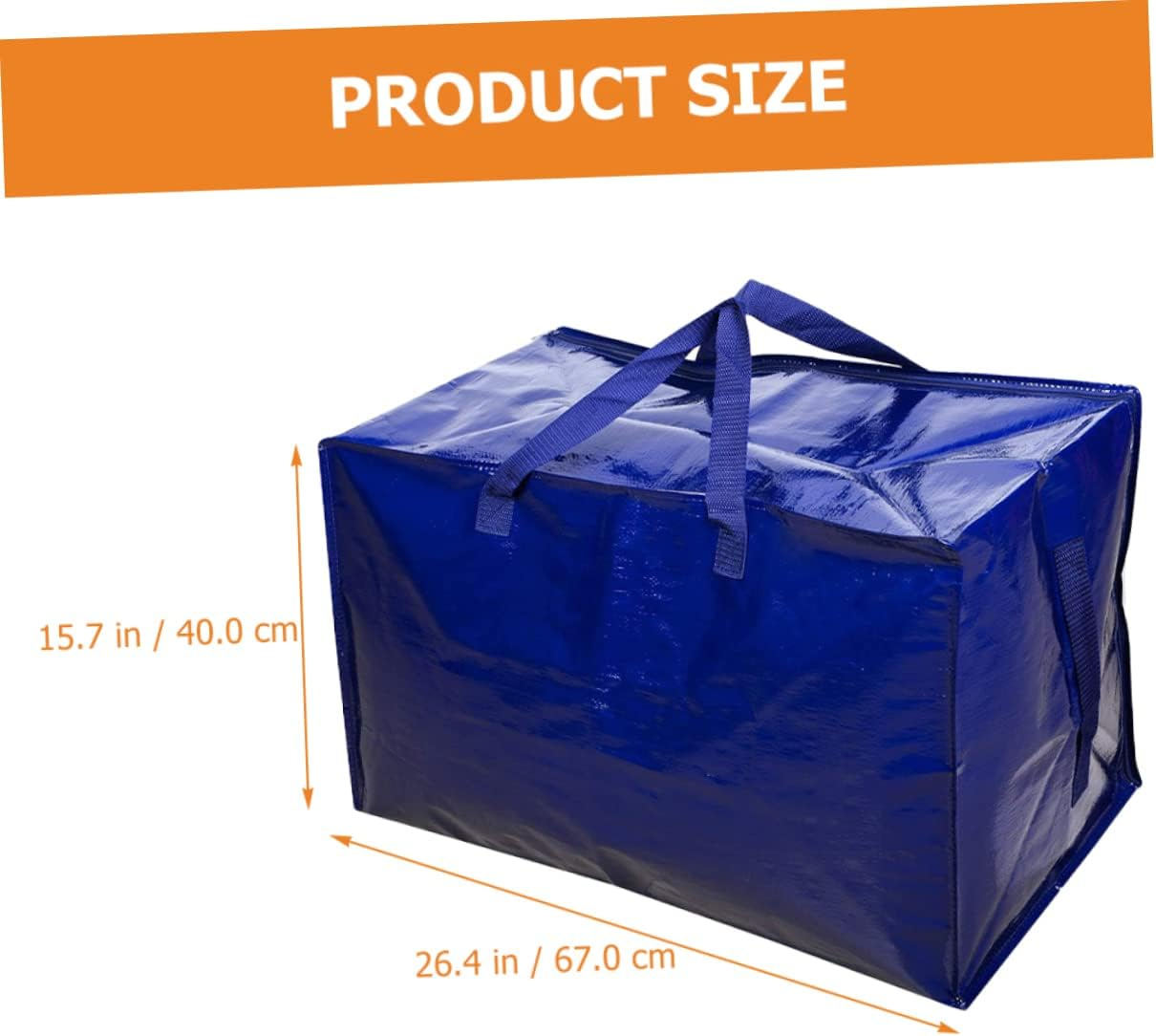 BUGUUYO Large Moving Bag Packing Bag for Clothes Bedding for Travel Moving Supplies Pp Coating image number 2