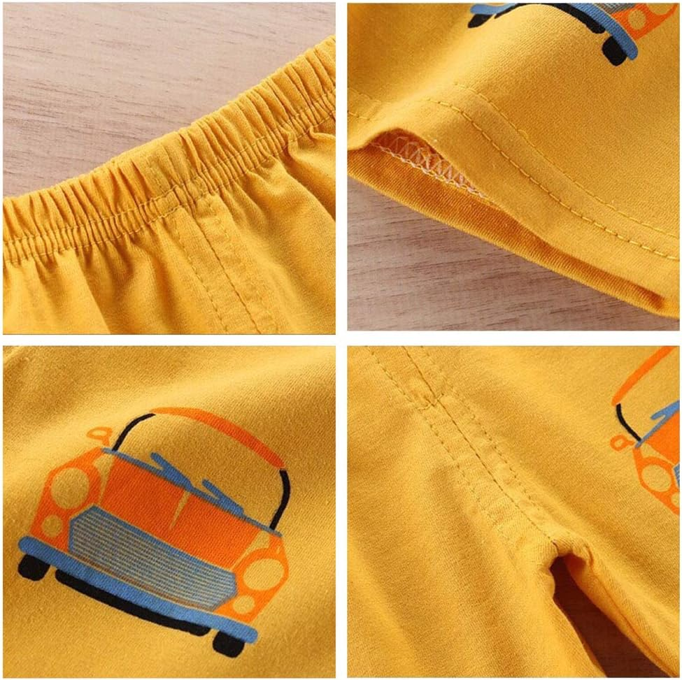 SHARELY SHEEP Toddler Baby Boy Elastic Waist Pull on Cotton Shorts for Littler Kids Boys Short Pants Summer Clothes image number 1