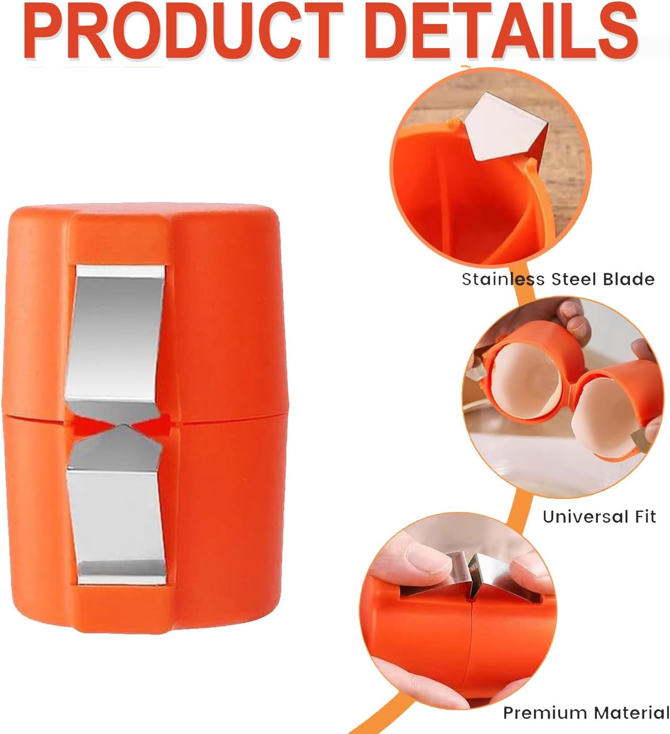 3 Pcs Egg Shell Opener Egg Separator for Raw Eggs Stainless Steel Egg Cutter Egg Cracker Tool with Box for Home Kitchen Use Kitchen Baking Tools for Cooking Camping Kitchen Gadgets image number 3