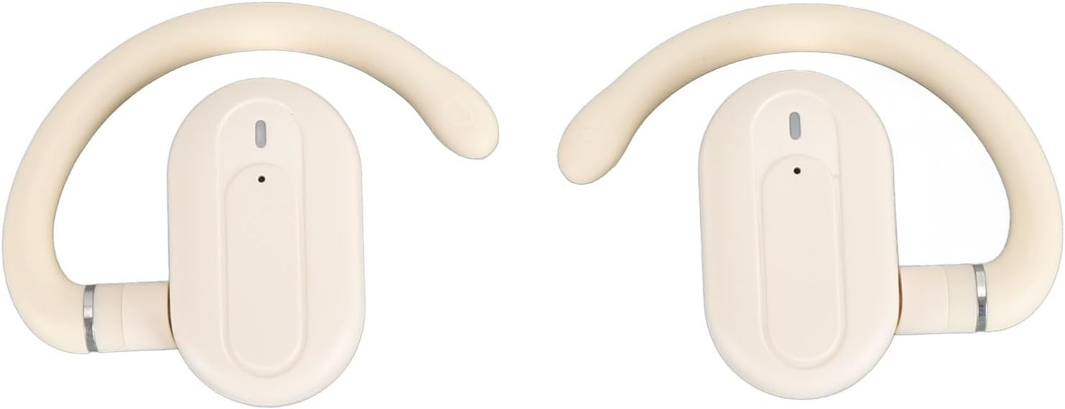 Dpofirs Open Headphones, Wireless, IPX7 Waterproof, with Microphone, for Long Periods of Time during Training [Touch Control] (Warm Yellow)