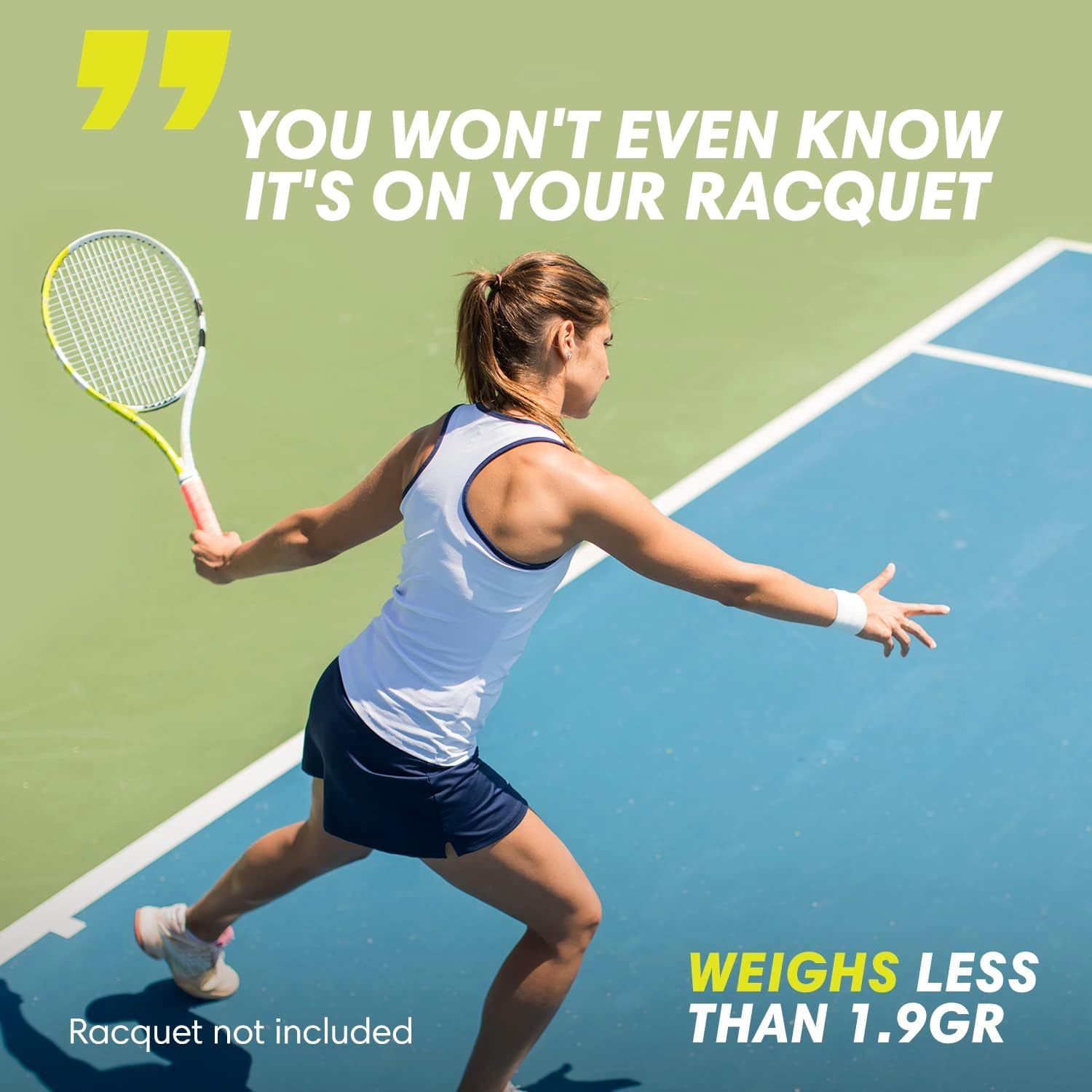 Scoring Right Portable Tennis Racket and Padel Scorekeeper, Easily Mounted Small Score Board to Keep Score of Points, Games, and Sets, ITF Conforming and Lightweight Mini Score Keeper, 1.9G image number 1