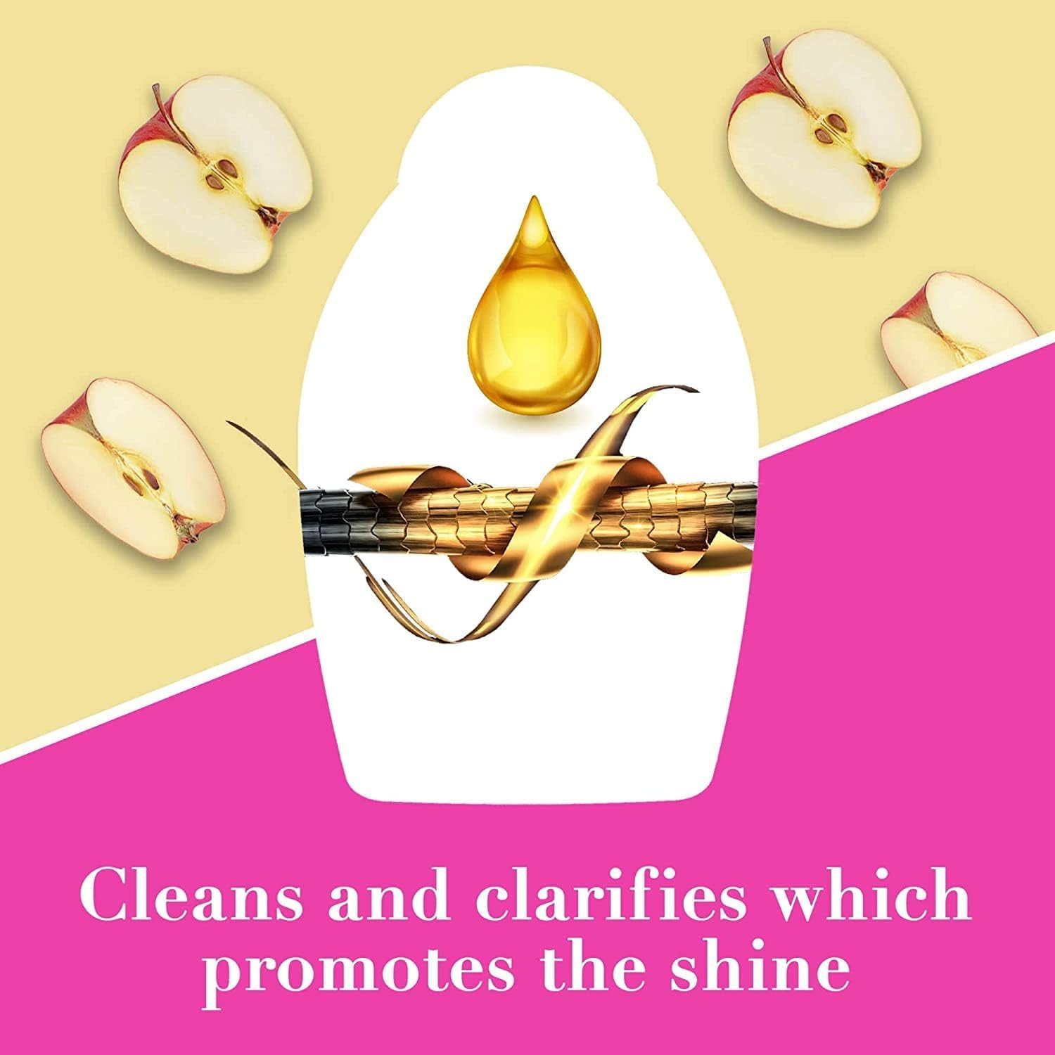 Ogx Clarify and Shine Apple Cider Vinegar Conditioner 385 Ml image number 2