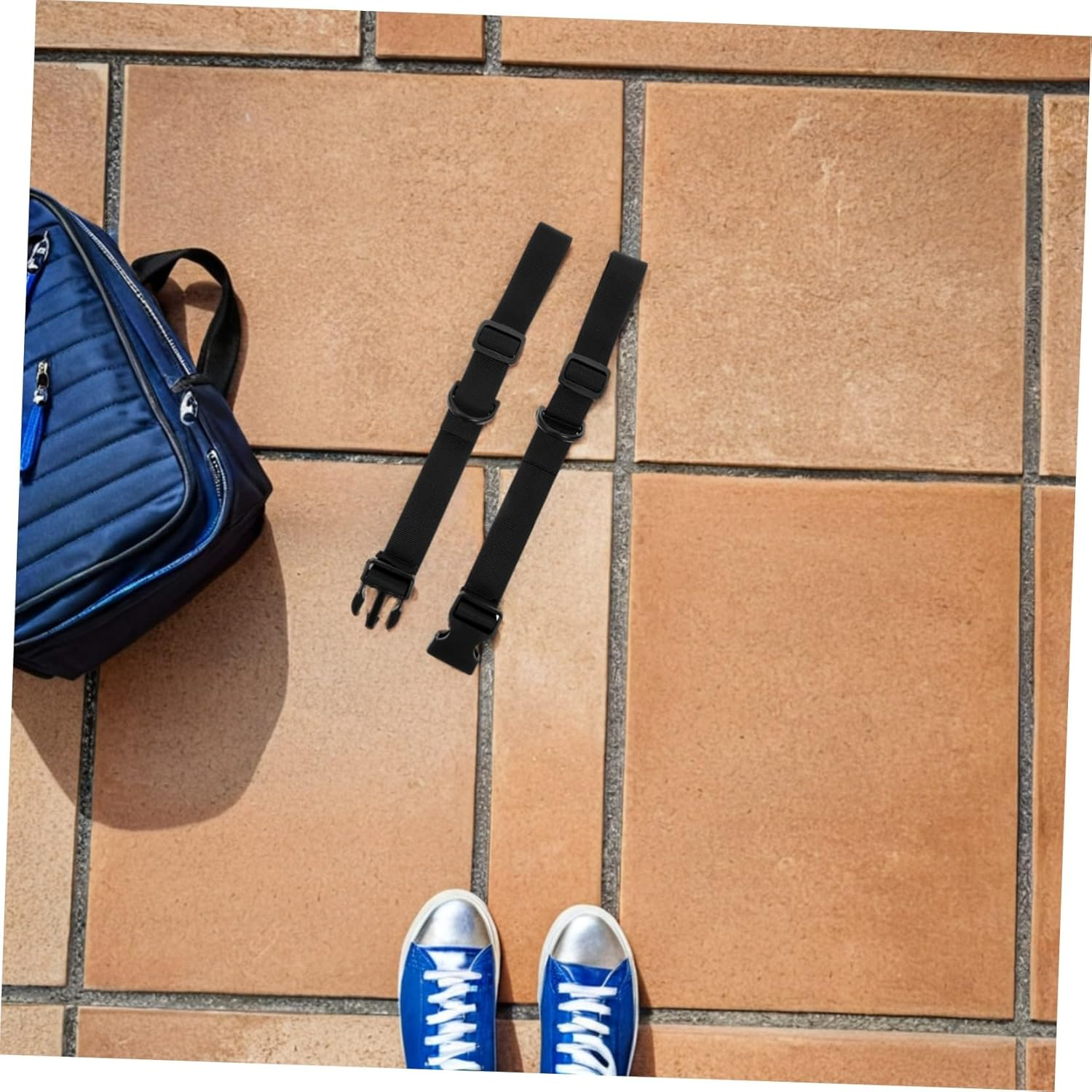 ERINGOGO 5Pcs Adjustable Luggage Security Straps with Quick Release Buckle for Suitcase Backpack Tent Yoga Mat Multipurpose Cargo Binding and Travel Gear image number 6