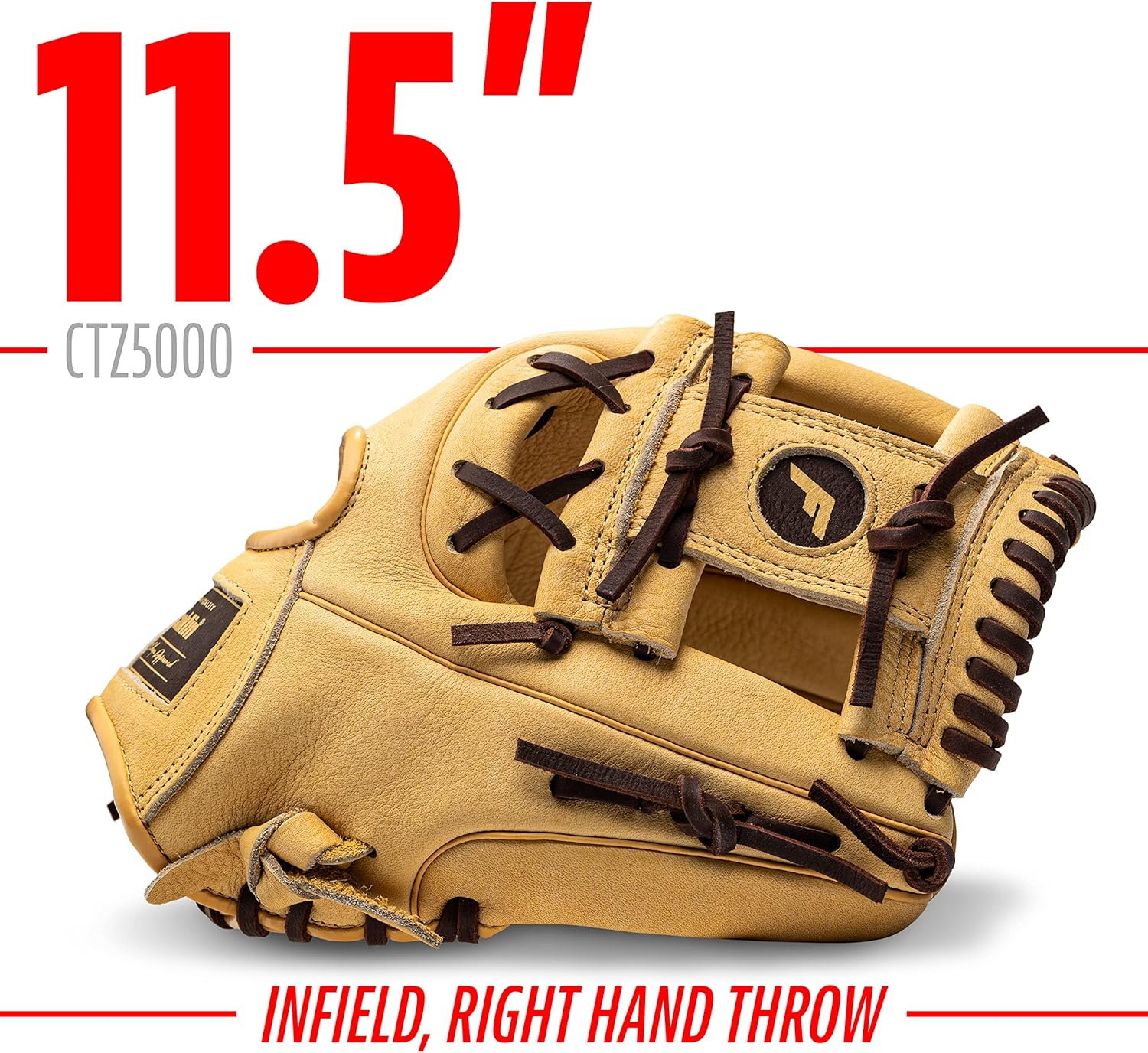 Franklin Sports CTZ5000 Baseball Fielding Gloves - Right Handed Gloves image number 6