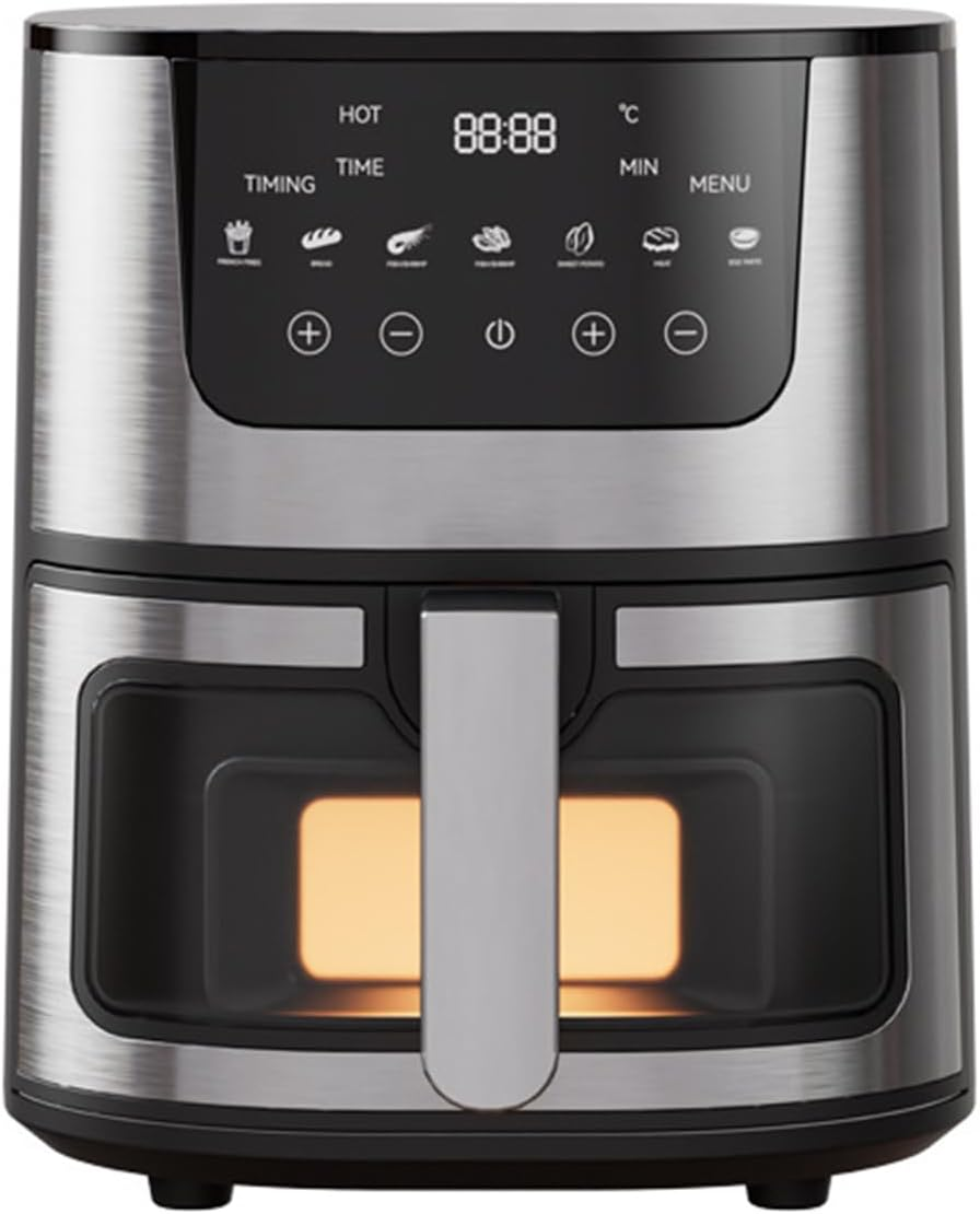 Enliansgo Air Fryer &ndash; 7L Airfryer for Quick & Easy Meals in Minutes, Air Fry, Roast, Reheat, Dehydrate, Air Crisp Technology, Touchscreen Controls with 7 Presets, Nonstick Basket image number 1