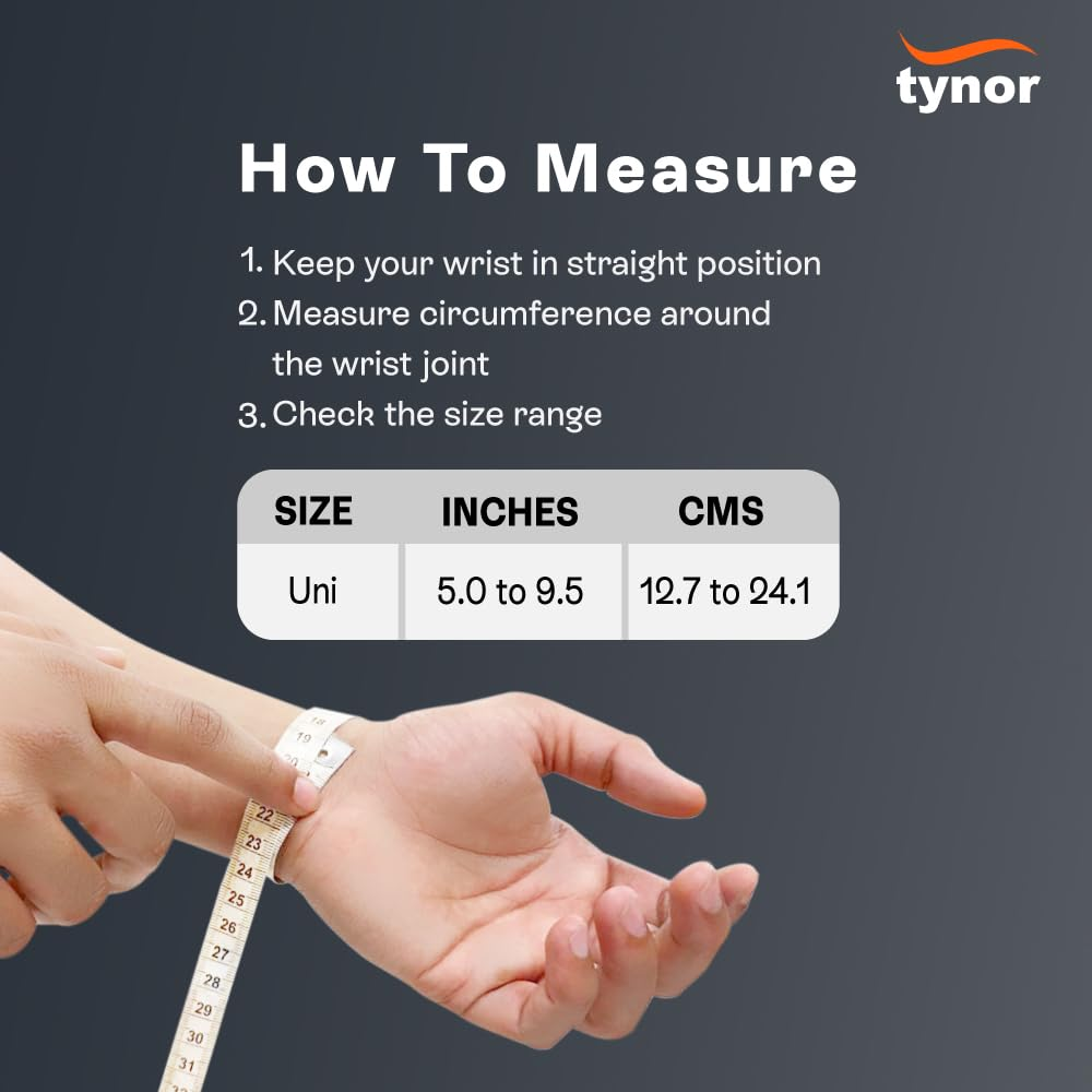 TYNOR Wrist Wraps for Weightlifting with Heavy Duty Thumb Loop 2 Pack Professional Wrist Strap for Men & Women Powerlifting Bodybuilding Tendonitis Arthritis Adjustable Wrist Support Brace, One Size image number 1