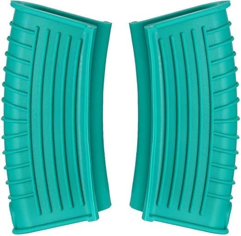 4 Pieces Silicone Hot Tool Holder Heat Resistant Potholder Cookware Handle Non Slip Rubber Pot Holders Handles Grip Covers for Cast Iron Skillet Silicone Cooking Kitchen Suits (Green, One Size) image number 5