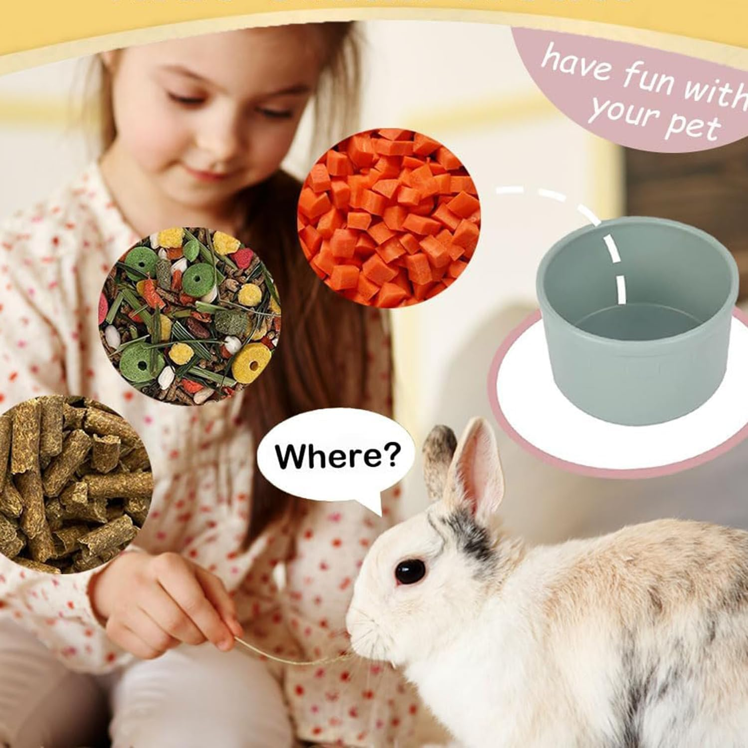 Hysgscwd 8Pcs Stacking Cups for Rabbits, Reusable Multicolored Different Sizes Bunny Gradient Nesting Toy, Stackable Rabbit Foraging Toy for Small Animals Bunnies Guinea Pig Hiding Food and Playing image number 4