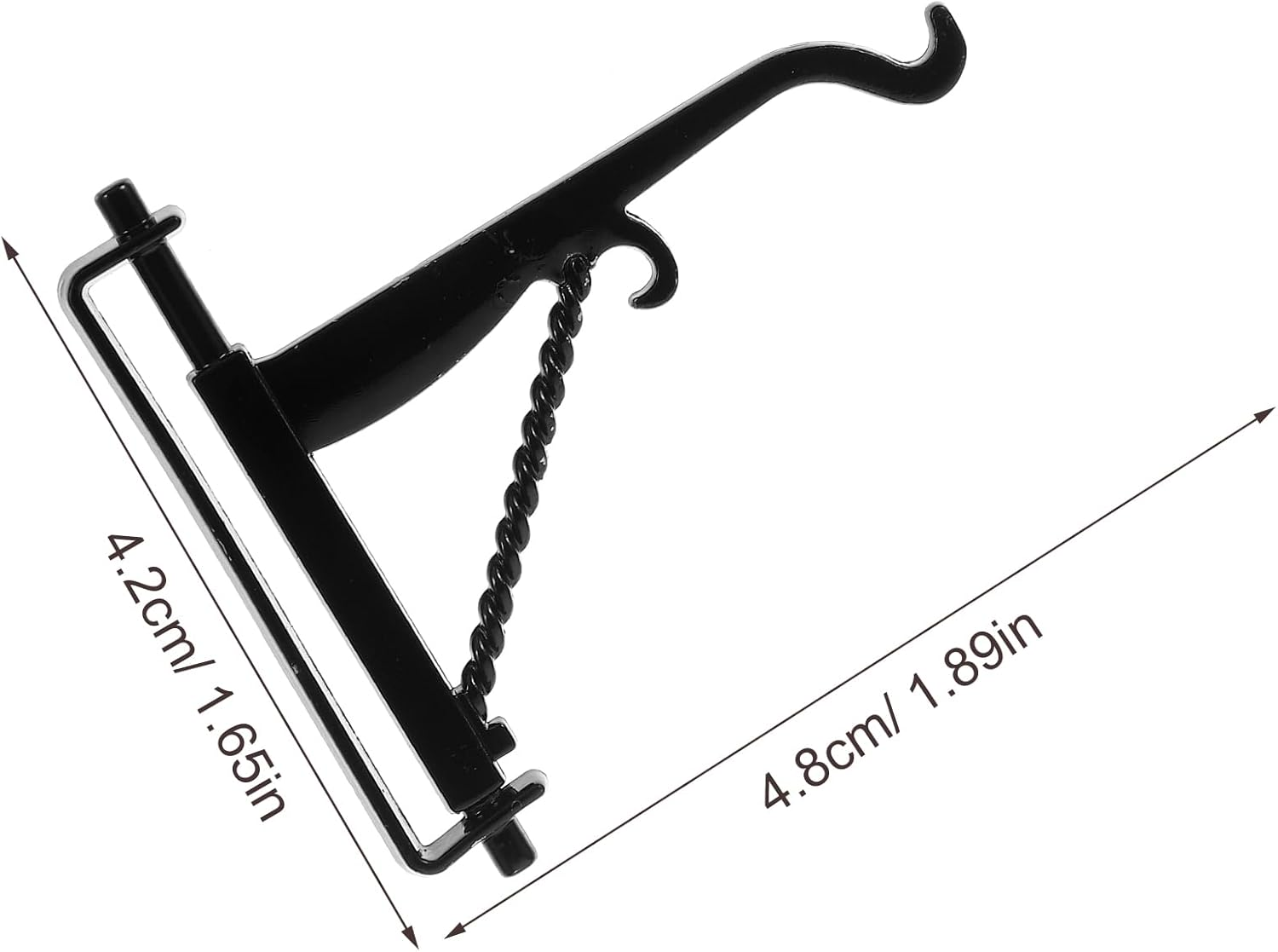 2Pcs Miniature Plant Hangers Decorative Hooks for Tiny House for Christmas Lights and Micro Gardens Reliable Miniature Brackets for Crafts and Outdoor Scenes image number 1