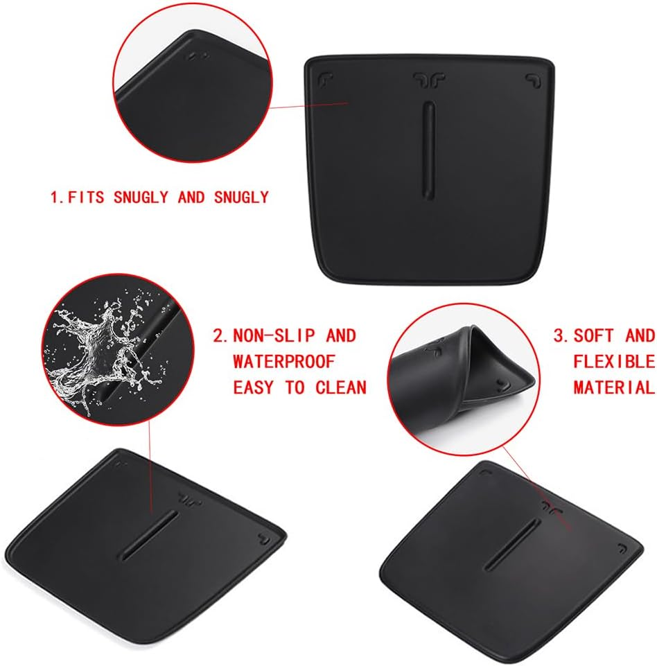 Is for BYD Seal 2024-2025 Upper Center Console Storage Box, Lower Center Console Storage Box, and Wireless Silicone Pad (3 in Total) Seal Accessories (AU RHD) image number 1