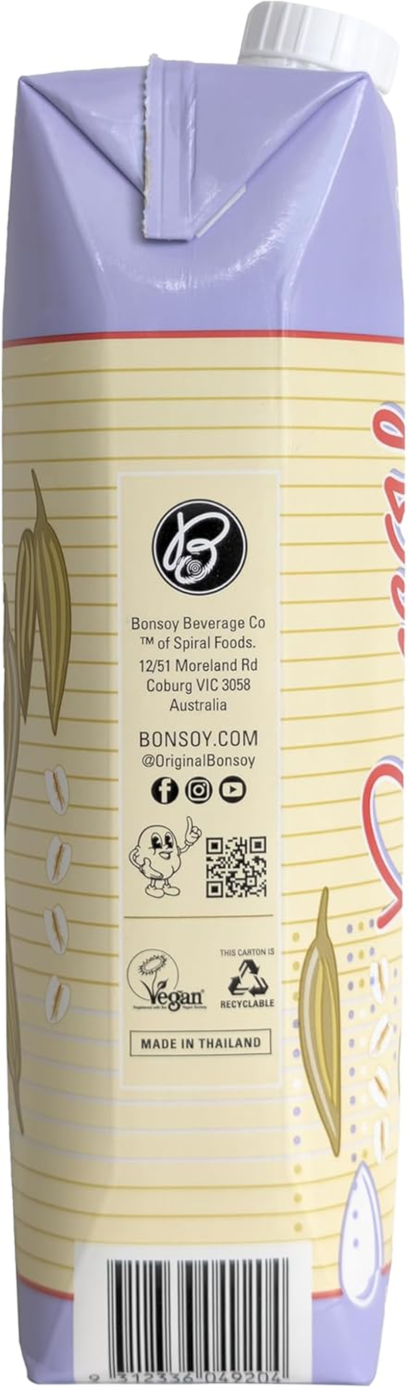 Bonsoy Oat Milk 1L (Pack of 3) image number 1