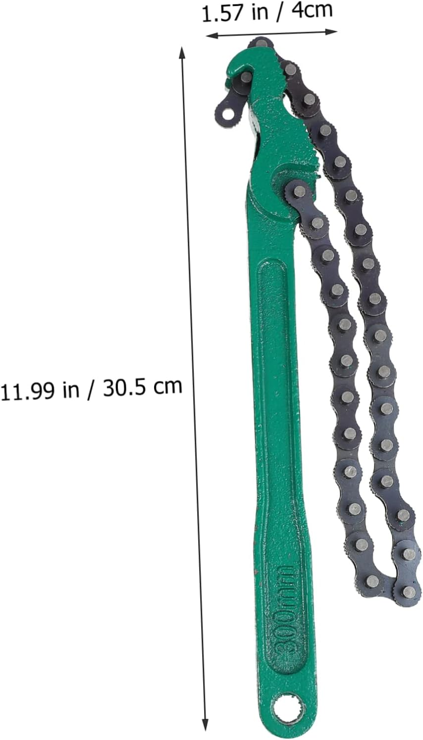 Mipcase 2Pcs Chain Belt Oil Filter Wrench Set for Automotive Repair, Sturdy Strap Spanner Tools for Engine Oil and Filter Replacement in Vehicle Maintenance image number 4