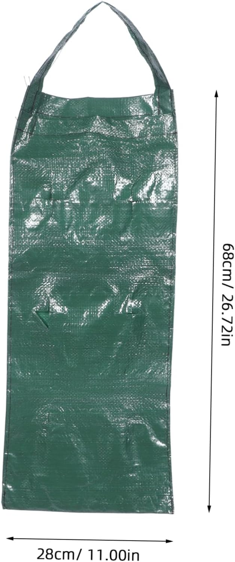 Kisangel 2Pcs Multi-Pocket Wall-Mounted Plant Bags Creative Hanging Strawberry Growth Bags for Home Gardening Breathable Pe Vertical Planting Container Design image number 4