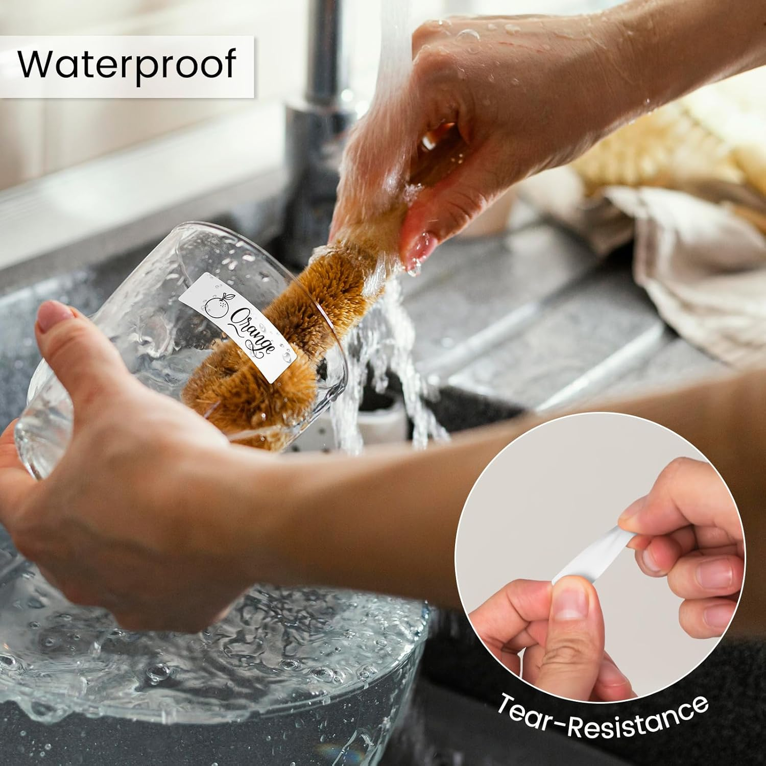 3 Rolls Thermal Label Maker Tape 12 X 40 Mm White Self-Adhesive Stickers Paper Vinyl Decals Waterproof Name Tag for Home Office School 480 PCS image number 2