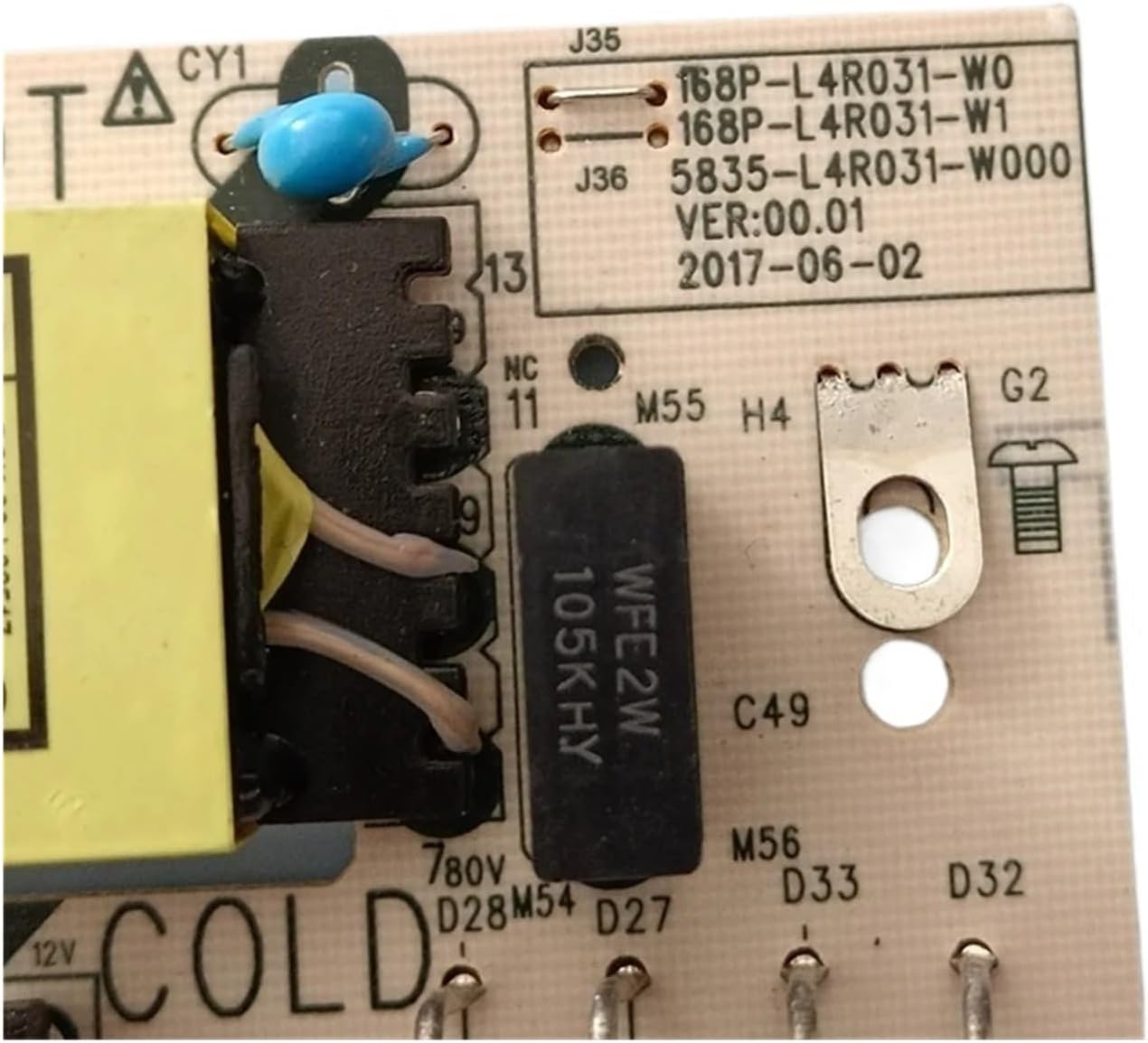 Replacement TV L4R031 P5259A 168P-L4R031-W0 168P-L4R031-W1 5835-L4R031-W000 Power Strip for 43UJ6200-UA 43UJ620V-ZA 43UJ620V TV image number 1