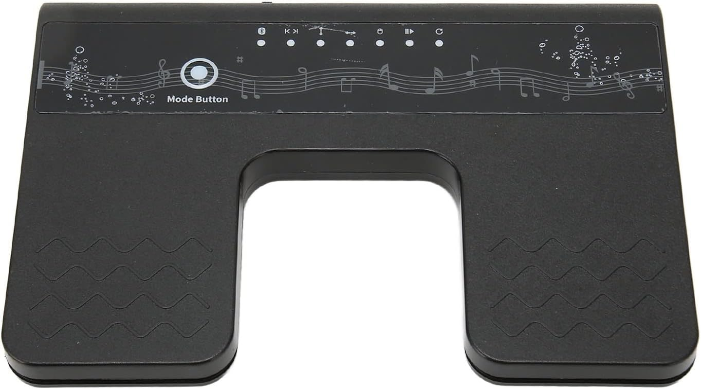 Wireless Page Turner Pedal, Bluetooths Silent Foot Pedal Page Turner for Ios for Android for Win, Rechargeable Wireless Multimedia Controller Key Switch for Tablet Smartphone PC image number 6