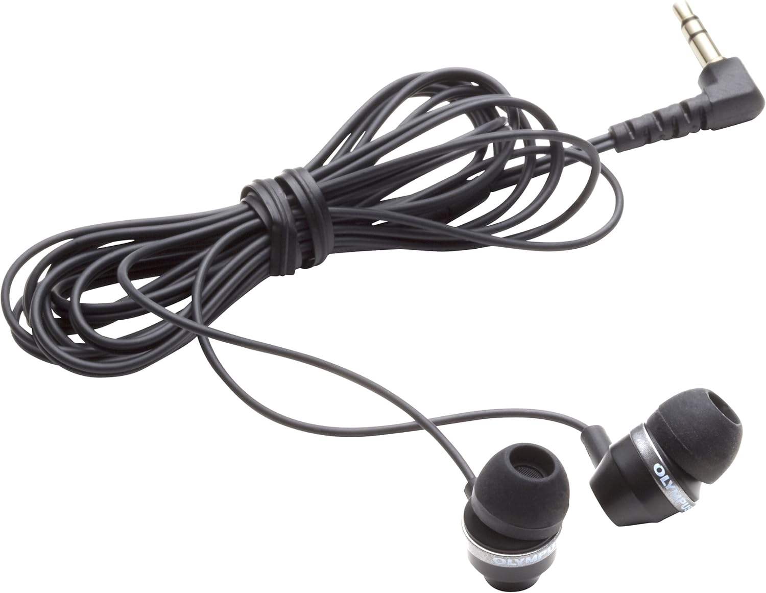 Olympus High Definition Canal Type Stereo Earphones, Black, (E-38)